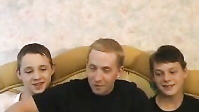 Gay Porn: Young Russians in Love - Short Films Father and Step Son