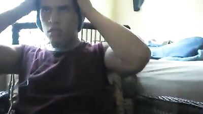 Latino Cumshot Webcam Revamped: Explosive Action on Cam!