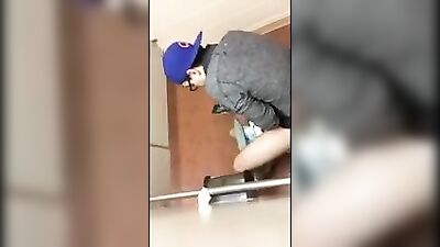 In public toilets, captured again - Handjob and Amateur Cum Shots with 16-year old boys!