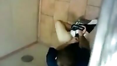 Caught in Public Toilets - Amateur Cum Shots Handjob