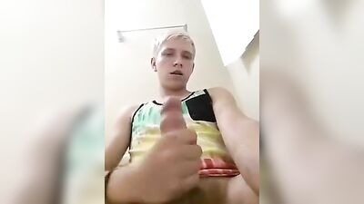 Blond Squirts Explosion: Cum Shots Solo!