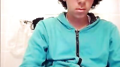 Golden Showers Web-Cam Solo: A Bathroom Adventure