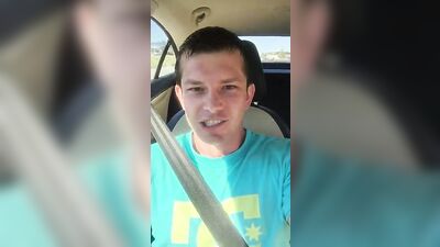 Blond Hung cum in the car: Amateur Big Cocks Blond Boys Ultimate Ride