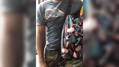 Gang Bus Boner - Amateur Web-Cam Gay Porn Video!