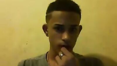 He is a friend: Amateur Handjob Action with Gay Porn Video