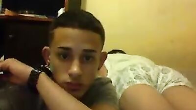 He is a friend: Amateur Handjob Action with Gay Porn Video