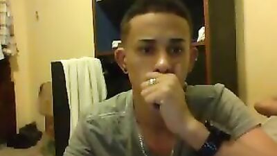 He is a friend: Amateur Handjob Action with Gay Porn Video