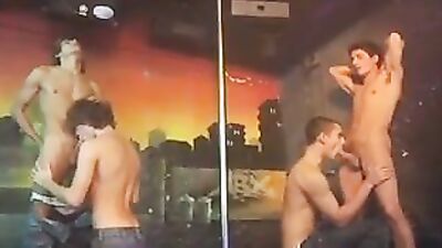 Bareback Fun in the Cellar: Action Group Sex