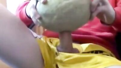 Fruit in your diet - A Gay Porn Video with Cum Shots and Fetish Solo