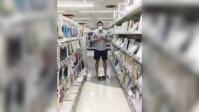 Gay Asian Web Cam Voyeur - Undress in Store