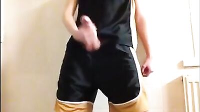 Adidas Forever! Cum Shots & Web-Cam Solo Gay Porn Video - Straight To The Point!