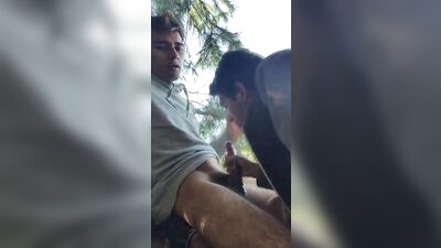 Masturbating his friend: Amateur Cum Shots and Handjob