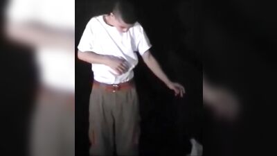 Skinny Boy Jerks His Meat (2)