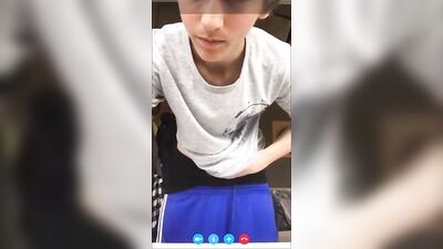 Skype Wank Twink Porn