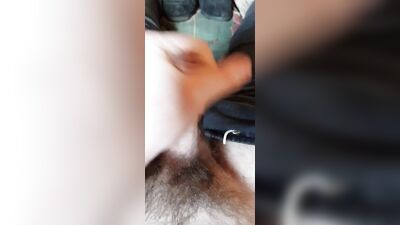 Teen gay porn jerks and cums on his socks