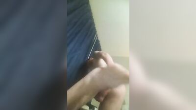 Blond Boy Enjoy a Big Dildo and Cums