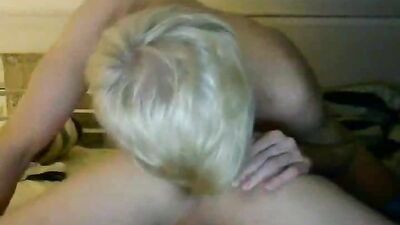 Blond boyfriends do it all on webcam