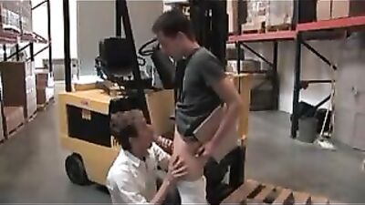 Gay Porn Tube Warehouse Buddy's Job