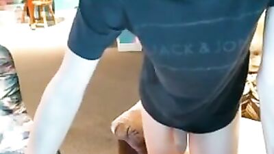 Straight boys porn plays with his friend on webcam