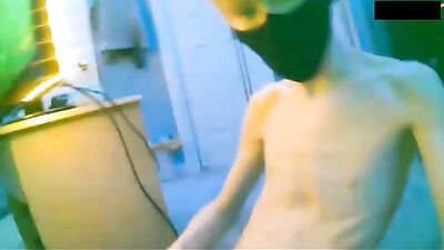 Shy boy twink porn cum