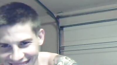 Twinks gay porn cropped lad with shoulder tats