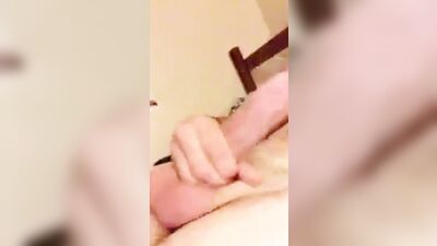 Straight guy jerks off