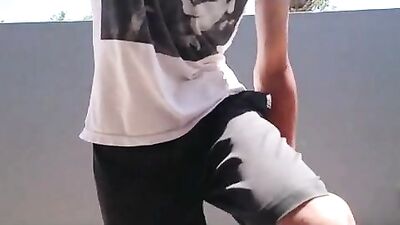 Outdoor Cumshot Adventure: Expecting More Than Just A Nice Cock With Small Load