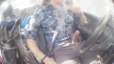Car Masturbation Amateurs: Cum Shots and Handjobs