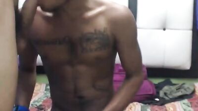 Blowing his horny friend: Amateur Oral Web-Cam Revival