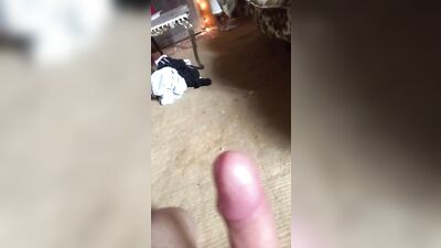 Jonnys Christmas Cum Shot Web-Cam Handjob!