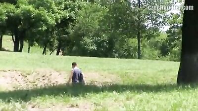 Gay for Pay Press-ups - Action Straight Boys Public Outdoor Hotness! 190 characters