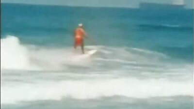 Surfer Beach Fun: Amateur Cum Shots with Blond Boys on the Sand