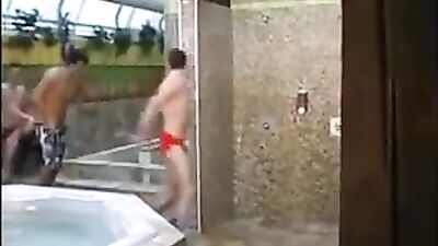 Shower Trio: Hardcore Group Sex!