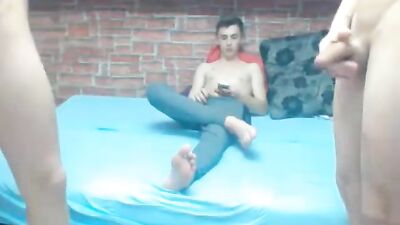 Four Naked Guys Having Some Fun - Amateur Web-Cam 190 characters
