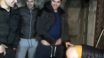 Four Hunky Men: A Wild Night of Action-Packed Bareback Fun!