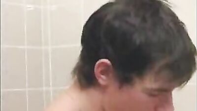 Teen Sex in the Toilets - Bareback Cum Shots Revenge!