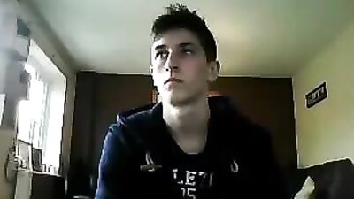 Handsome young masturbating