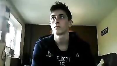 Handsome young masturbating