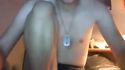 Handcuffed Chain Handjob: With the Chain as a Witness!