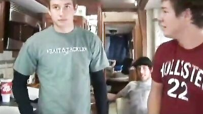 College Twink Dick Sucked Straight Guy: Amature Oral Handjob