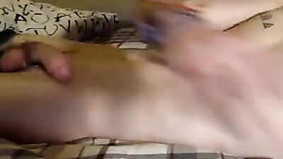 Gay Porn: Amateur Masturbates for Cam - Cum Shots and Handjobs