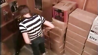 Raw Backroom Action with David Ashfield: Bareback Cum Shots