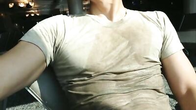 Plane Terminal Cum Shot Fetish: Hot Boys Public Jerk-Off!