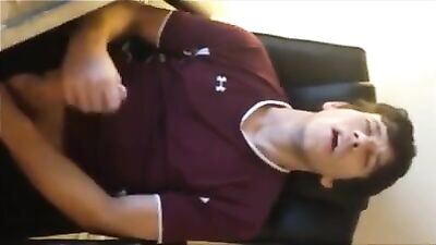 Amateur Cum Shots Solo - Recording a Friends Jizz