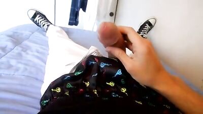 Satiny Smile Spurting Twink Cumshot