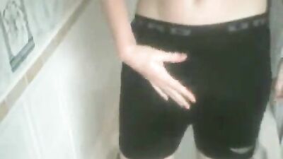 Gangbang in the Bathroom - Amateur Webcam Fun
