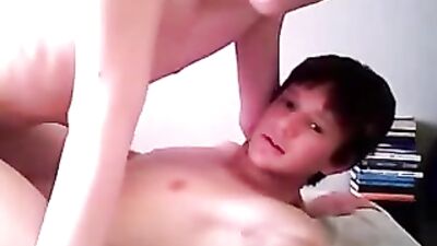 Cum on his face: Amateur Webcam Cum Shots