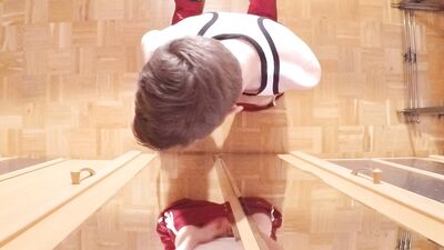 Pupils After-School Fantasy: Horny Blond Boy Wanks Off Fast!