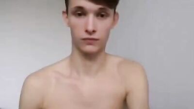 Thumbs Up - Cum Shots Web-Cam Solo: Gay Porn Video with a Twist!