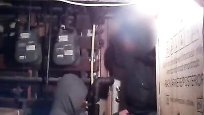 Basement Passion: Steamy Sex in the Dark